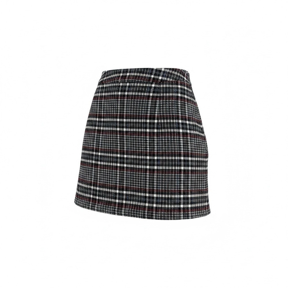 Tinseltown - Women’s/Juniors' Mini Skirt Size Large Plaid Multicolor Flannel NWT